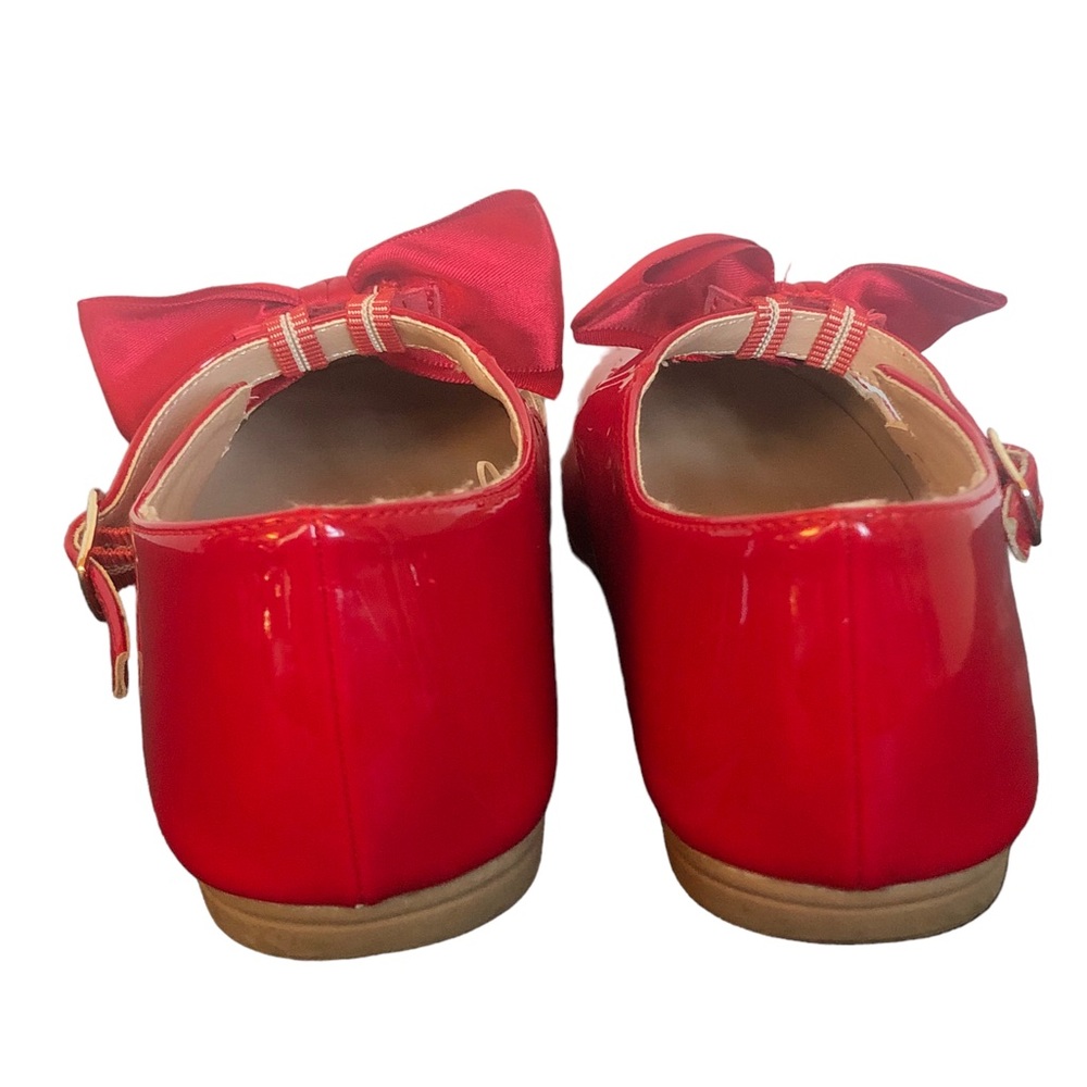 Gymboree Red Patent Leather Bow Mary Janes size 3 - Picture 5 of 12